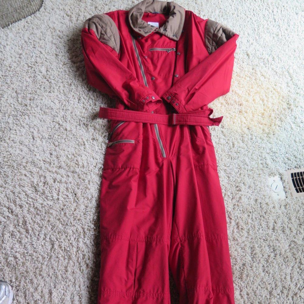 Mens Red Bogner snow winter ski jumpsuit